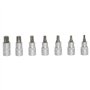 Haskyy Professional 16 pièces Jeu de douilles Torx d'embouts I Jeu d'écrous I T30-T70 55mm de long I E10-E20 39mm de long