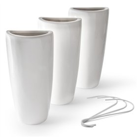 Ligano® - Lot de 3 humidificateurs d’air pour le radiateur - En céramique - Modern