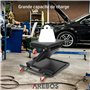 AREBOS Planche à roulettes de Montage 2 en 1 | capacité de Charge de 150 kg | 6 roulettes Mobiles | Rotation à 360° | Chariot d'