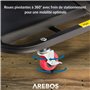 AREBOS Planche à roulettes de Montage 2 en 1 | capacité de Charge de 150 kg | 6 roulettes Mobiles | Rotation à 360° | Chariot d'