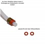 SW-K Lot de 10 joints pour tuyau d'arrosage 4 mm Convient pour Saeco Philips Siemens Bosch Krups Spider Gaggia Miele Solis König