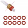 Snapworld-Kaffee Kit de maintenance joint pour réservoir d'eau groupe café Flowmètre, thermobloc flexible de pression compatible