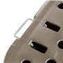 Dalles de Contrepoids 9 Kg pour Parasol 4 Pièces Plastique Marron Résistant Caria