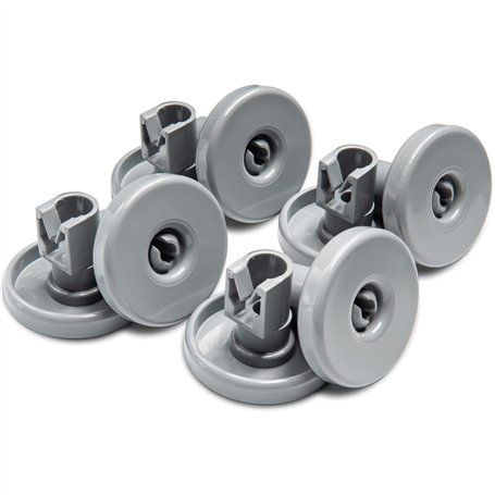 ersatzteilshop basics Lot de 8 roulettes pour panier inférieur de lave-vaisselle - Utilisation universelle - Pour lave-vaisselle