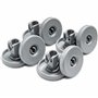 ersatzteilshop basics Lot de 8 roulettes pour panier inférieur de lave-vaisselle - Utilisation universelle - Pour lave-vaisselle
