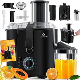 KESSER - Centrifugeuse en Inox Fruits et légumes 1100W