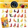KESSER - Centrifugeuse en Inox Fruits et légumes 1100W, Extracteur de jus, Capacité 1L, Ouverture 85mm
