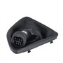 L&P A277-1 Pommeau de levier de vitesse en cuir perforé Noir 6 vitesses Compatible avec BMW Série 1 E81 E82 E87 E88 Bouton de re