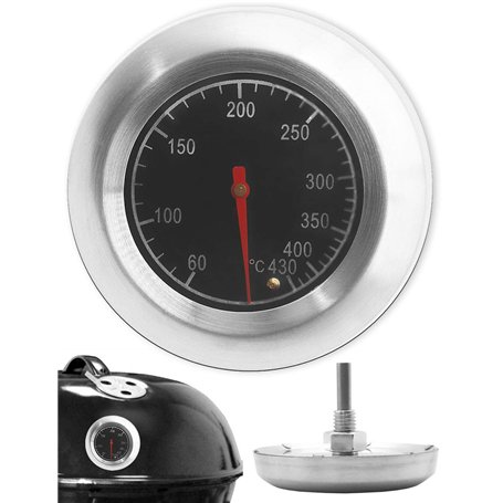 HOMETOOLS.EU® Thermomètre de barbecue en acier inoxydable résistant à la température