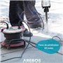 Arebos Marteau de démolition Marteau à percussion 1700W | 60 joules | 1900 coups par minute | Mallette avec roues incluse