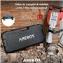 Arebos Marteau de démolition Marteau à percussion 1700W | 60 joules | 1900 coups par minute | Mallette avec roues incluse