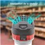 Arebos Défonceuse électrique | Machine à Fraiser | 710W | Sac à outils | avec accessoires de fraisage | Fraiseuse à bois | Frais