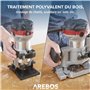 Arebos Défonceuse électrique | Machine à Fraiser | 710W | Sac à outils | avec accessoires de fraisage | Fraiseuse à bois | Frais