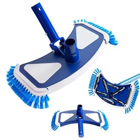 Arebos aspirateur pour Piscine | avec système de Clip | Raccord pour Tuyau de Piscine Ø 32/38 mm | Brosse de Piscine | Largeur d