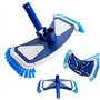 Arebos aspirateur pour Piscine | avec système de Clip | Raccord pour Tuyau de Piscine Ø 32/38 mm | Brosse de Piscine | Largeur d