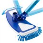 Arebos aspirateur pour Piscine | avec système de Clip | Raccord pour Tuyau de Piscine Ø 32/38 mm | Brosse de Piscine | Largeur d