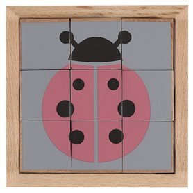Kindsgut Jeu d’éveil Puzzle Cube en Bois