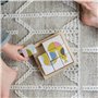 Kindsgut Jeu d’éveil Puzzle Cube en Bois, Jouets en Bois pour Les Petits Enfants, Design Simple et Couleurs subtiles pour Le Pla