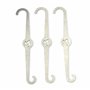 Grillrost.com Das Original Coupe à feu en acier massif avec crochets de suspension en acier inoxydable - Compatible avec tous le