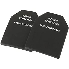 LOBOLOKO Lot de 2 plaques factices SAPI en plastique rigide pour gilets et supports de plaques