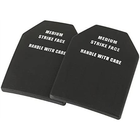 LOBOLOKO Lot de 2 plaques factices SAPI en plastique rigide pour gilets et supports de plaques