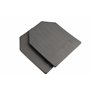 LOBOLOKO Lot de 2 plaques factices SAPI en plastique rigide pour gilets et supports de plaques