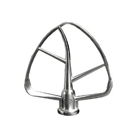 Kitty Professional Batteur plat en acier inoxydable « Taifun » pour robot de cuisine compatible avec les bols 4