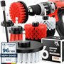 Brosse Nettoyage perceuse sans Fil [Poils Souples et durs]. Nettoie Vite Voiture