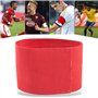 Bandes de Joueur de brassards de Football de Groupes de Sports d'équipe extérieurs réglables (Rouge)