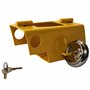 Hyfive Le Verrouillage de l'attelage pour Caravane/remorque Robuste en Acier avec Cadenas