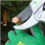 GRÜNTEK Sécateur de Jardin Professionnel à Crémaillère. Cisaille Coupe Branches à Cliquet Manuel et Automatique