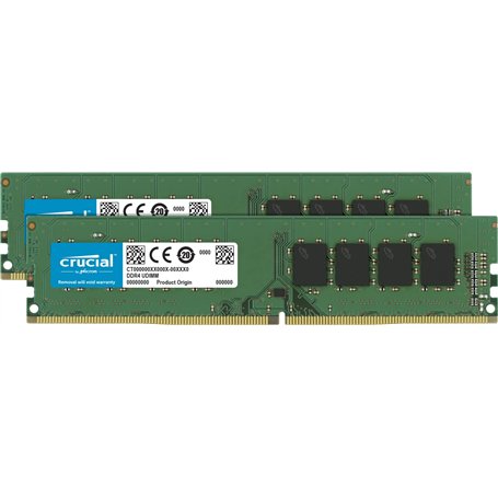 Crucial RAM CT2K16G4DFD832A 32Go Kit (2x16Go) DDR4 3200MHz CL22 (ou 2933MHz ou 2666MHz) Mémoire de Bureau