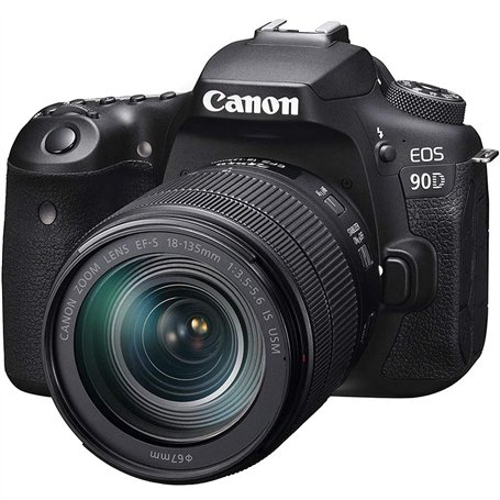 Canon Appareil photo reflex EOS 90D avec objectif EF-S 18-135mm F3