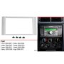 Sound-way Kit Montage Autoradio, Cadre Façade 2 DIN, Cable Adaptateur Connecteur ISO, Adaptateur Antenne, Clés Démontage compati