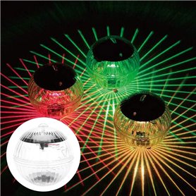 VIFER Lumière Multicolore Imperméable À L'eau Solaire Propulsé Boule Flottante Lampe Décor Lumière pour Piscine Jardin