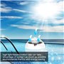 VIFER Lumière Multicolore Imperméable À L'eau Solaire Propulsé Boule Flottante Lampe Décor Lumière pour Piscine Jardin