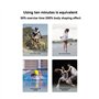 GREOHNMPAW Stimulateur Musculaire Vibrant Entraîneur EMS Abdominal Électrostimulation Équipement de Gym à Domicile Masseur de Fi
