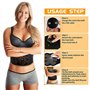 GREOHNMPAW Stimulateur Musculaire Vibrant Entraîneur EMS Abdominal Électrostimulation Équipement de Gym à Domicile Masseur de Fi