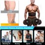 GREOHNMPAW Stimulateur Musculaire Vibrant Entraîneur EMS Abdominal Électrostimulation Équipement de Gym à Domicile Masseur de Fi