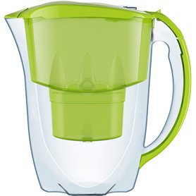 AQUAPHOR Filtre à Eau Jasper Vert Clair avec 1 Filtre MAXFOR+ I Réduit Le calcaire et Le Chlore I Carafe pour 2