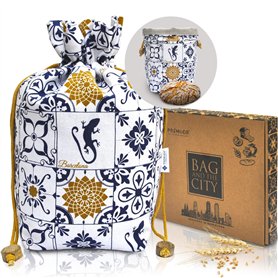 PREMiiOR | Sac a Pain Longue Conservation en Lin et Coton Biologiques Design Barcelona
