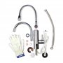 HOGART Robinet Électrique Сhauffe-Eau Instantané 230 V pour Cuisine, Jardin, Salle de bain, Caravane, Camping, 2 embouts, Robine