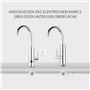 HOGART Robinet Électrique Сhauffe-Eau Instantané 230 V pour Cuisine, Jardin, Salle de bain, Caravane, Camping, 2 embouts, Robine
