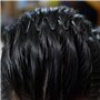 Bandeau de Dos Lissé pour Hommes, Sports de Plein Air Bande de Cheveux en Queue de Cochon/Pas de Peinture Décollée Pince à Boucl