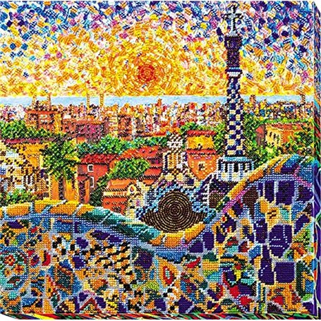 Abris Art AB-610 Kit de broderie au point de perles en coton