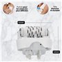 Anakel Home Tête d'épilation de Rechange 67030946 Compatible avec Braun Silkepil 7 Xpressive Pro et Compatible avec Braun Silk E
