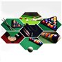 Zeaye 1PCS gant d'affichage à trois doigts en lycra élastique, utilisé pour le tir de billard et les sports de billard portés pa