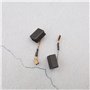 OTOTEC N421362 Lot de 2 balais de charbon à arrêt automatique 6,5 x 12 x 14 mm Compatible avec meuleuse d'angle DeWalt DWE8300S 