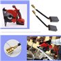 4pcs Balais de Charbon Compatibles pour MACALLISTER COD251LSM MMS255SL Scie à Onglet Perceuse à Percussion Hilti Te 22, 22x12.4x