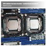 OTOTEC Support de Ventilateur Refroidissement CPU Plaque Arrière de Rétention avec Vis Compatible avec Carte Mère Intel 1151 115